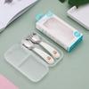Baby Füttergeschirr Set Kinder Utensil Edelstahl Kleinkind Essgeschirr Besteck Cartoon Säuglingsnahrung Fütterlöffel Gabel