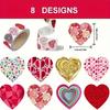 500pcs/roll - Pink Love Stickers, Heart-shaped Stickers, Love Labels for Valentine's Day, Mother's Day Weddings, Envelope Gift Packaging Decorations