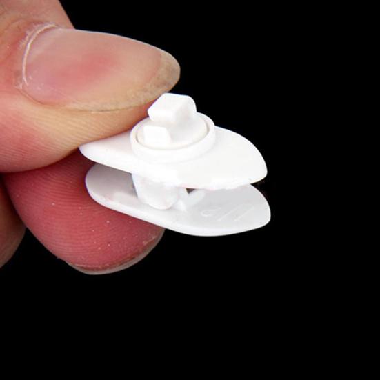 10 ks otočný klip na klopu pro kabel mikrofonu nebo sluchátek