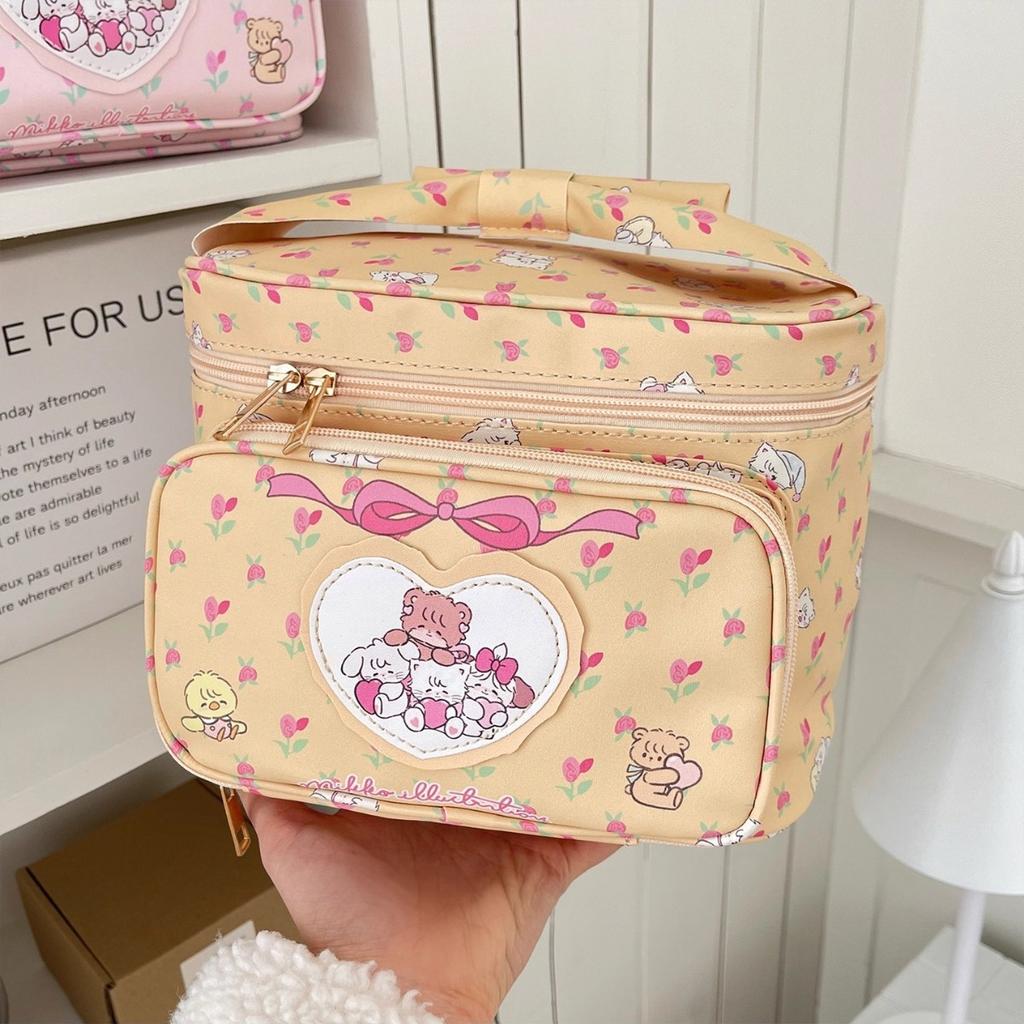 2026 New High-end Cute High-aesthetic Makeup Bag Women's Large Capacity Travel Portable Handheld Waterproof Storage Bag