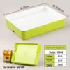 Melamine Divided Rectangular Serving Tray for Seafood