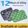 Portable Inflatable Half-Body Seat Cushion - Foldable Comfort for Office, Camping & Hiking