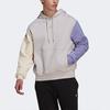 Adidas U Fl Hd Casual Sports Color Block Hoodie Long Sleeve Sweatshirt Men Tops Purple HU0414