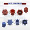 10Pcs R134a Cap A/C Cap 13mm & 16mm Air Conditioning Service AC System Charging Port Caps, 5 Sets Blue Low Side and 5 Sets Red High Side