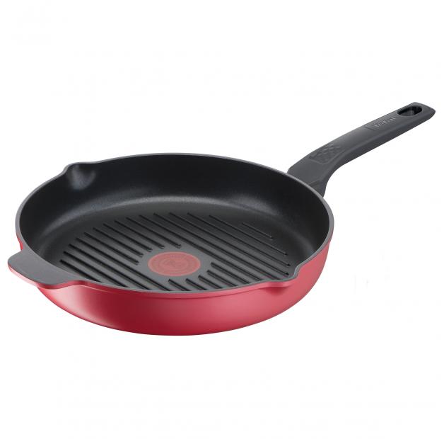 

TEFAL Daily Chef Grill 26 см красный - сковорода-гриль с антипригарным покрытием