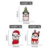 Puppy Christmas Dressup Enamel Pins Custom Christmas Tree Brooches Lapel Badges Clothes Animal Jewelry Gift for Kids Friends