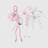 Braided Rope Keychain Bag Charms Handbag Hanging Ornament Bag Accessories Backpack Pendant Charm for Women Girls Gifts