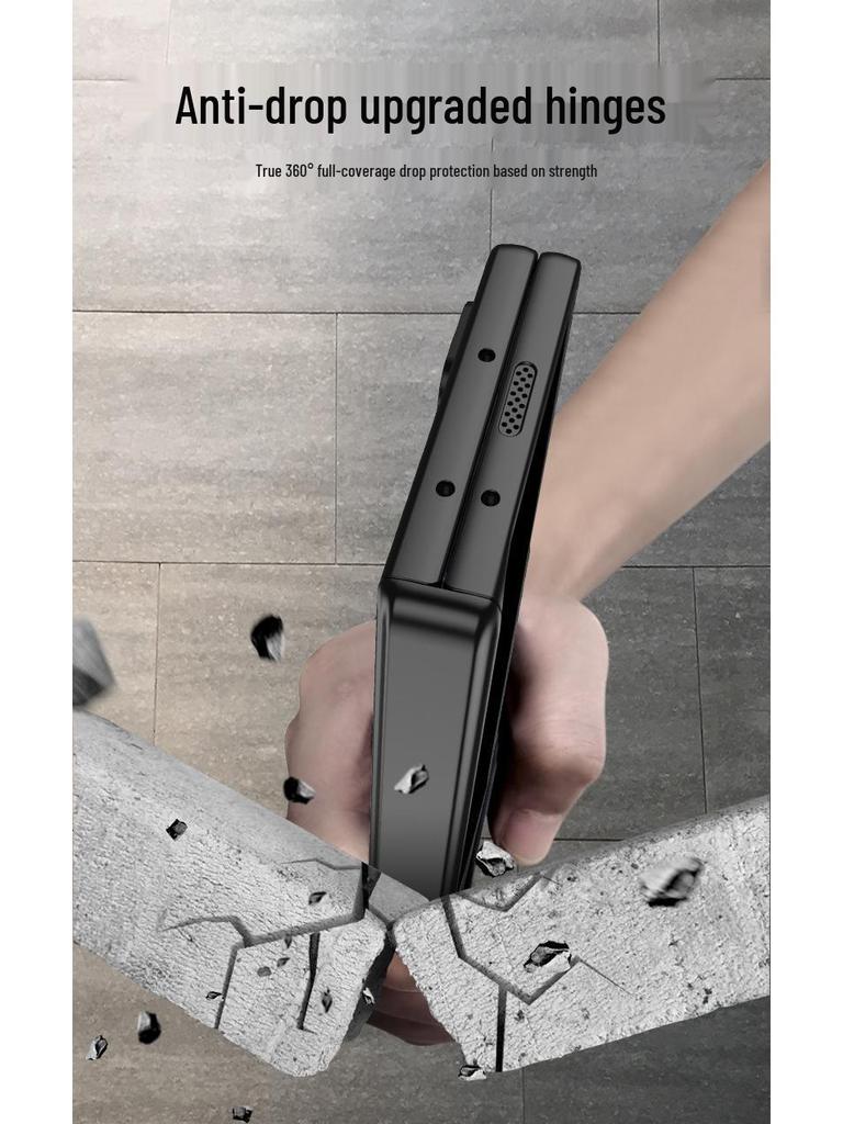 Samsung Z Fold 6 Slim Anti-Peep Magnetic Hinge Case with Full Coverage Screen Protection