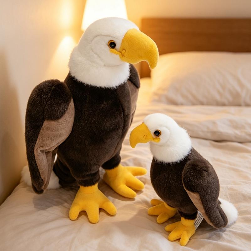 Süße Adler Plüschtier Puppe Kissen Mit Weichen Fliegenden Flügeln Stofftier Heimdeko Große Größe Simulation Vogel Spielzeug Geschenk Für Kinder