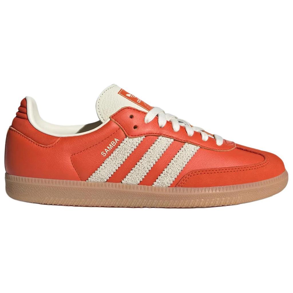 Adidas Samba OG Collegiate Orange Cream Women Sneakers Cream-White Gum-3 JI2737