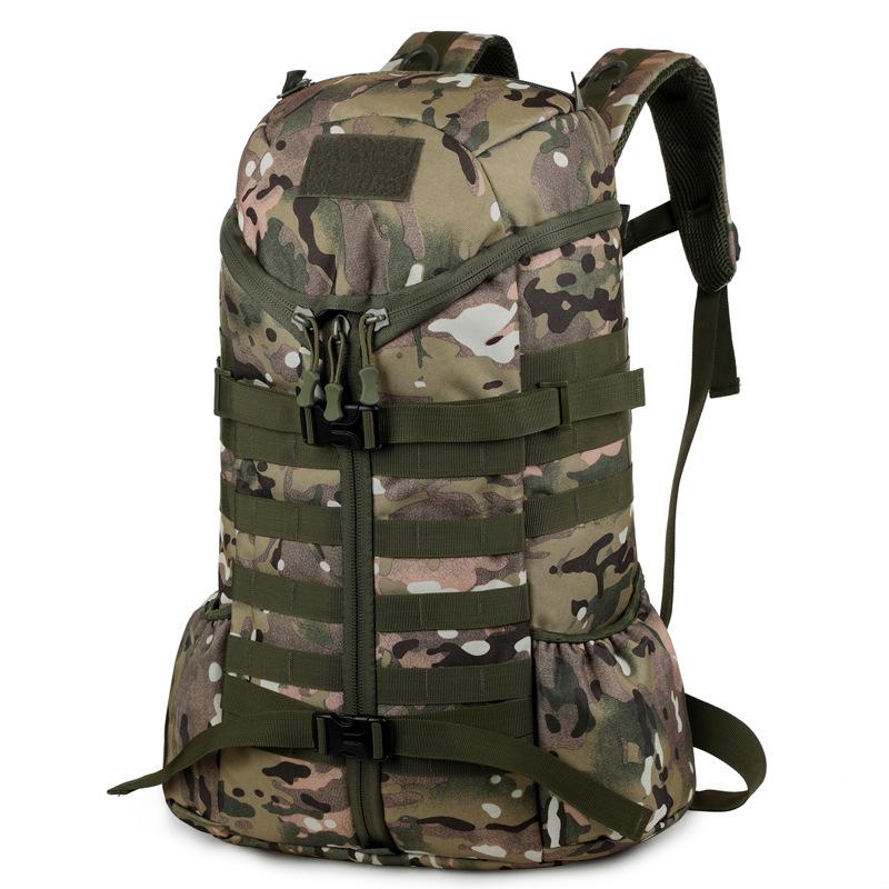 New 60L Outdoor Camouflage Sports Bag Hiking Tactical Backpack Waterproof Camping Storage Travel Rucksack For Men