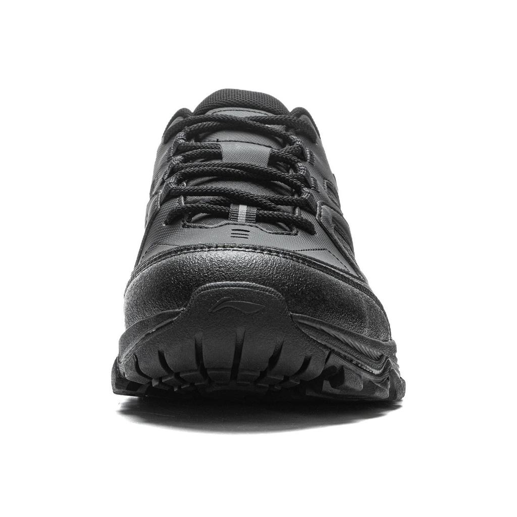 Li-Ning Comfortable Fashionable Versatile Breathable Wear-Resistant Shock-Absorbing Low-Top Casual Shoes Men Sneaker Black AGCV415-4