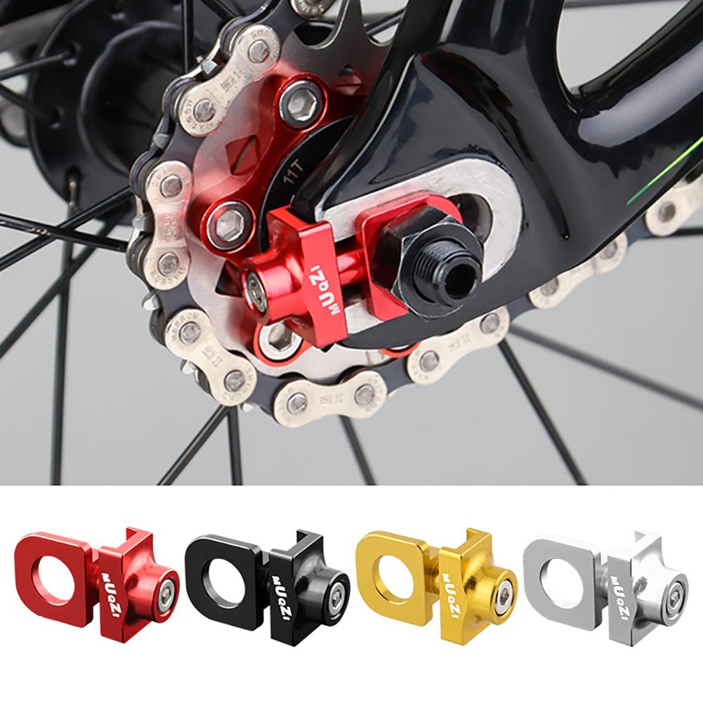 Chain Tensioner Aluminum Alloy CNC Bicycle Chain Fastener DIY Modification Lightweight Wear-resistant for Single Speed Bicycle