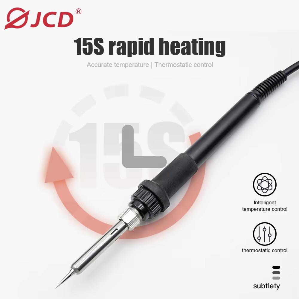 JCD 8586D Soldering Station 2 IN 1 Hot Air Gun Electric Soldering Iron LCD Dual Digital Display 750W SMD Welding Rework Station