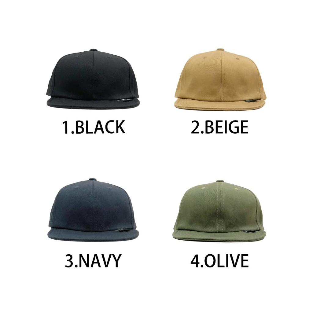 Basic Ench Cordura NYCO Flat Made with Japanese Cordura Fabric and Back Mod Coat One Size Fits and Cap, Satin, Hat, Cap, All, Black, Men's Women's