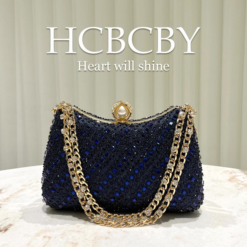 Evening Bags for Women Sparkling Clutch Purse with Chain Women's Wedding Party Prom Bride Elegant Glitter Handbag Shoulder Bags Bling Crossbody Bag