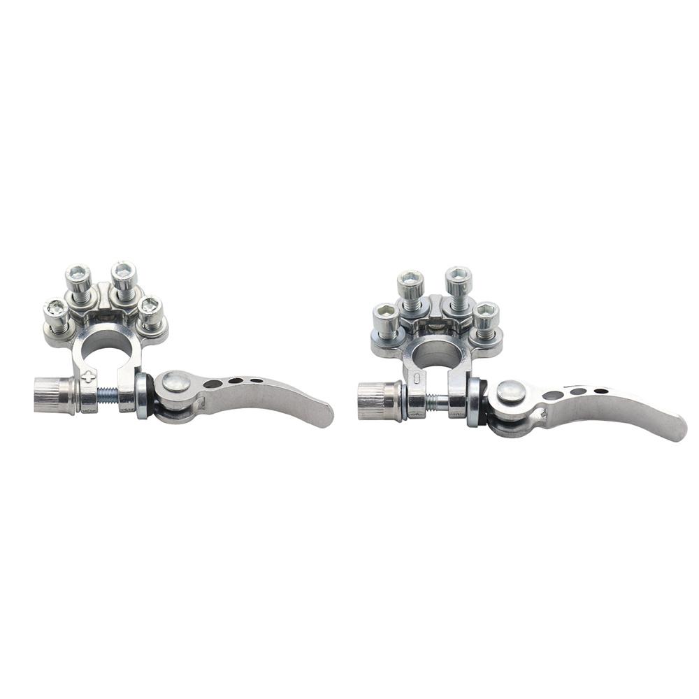 Car Battery Terminal Stud Wire Connectors 4 Way Quick Release 2pcs