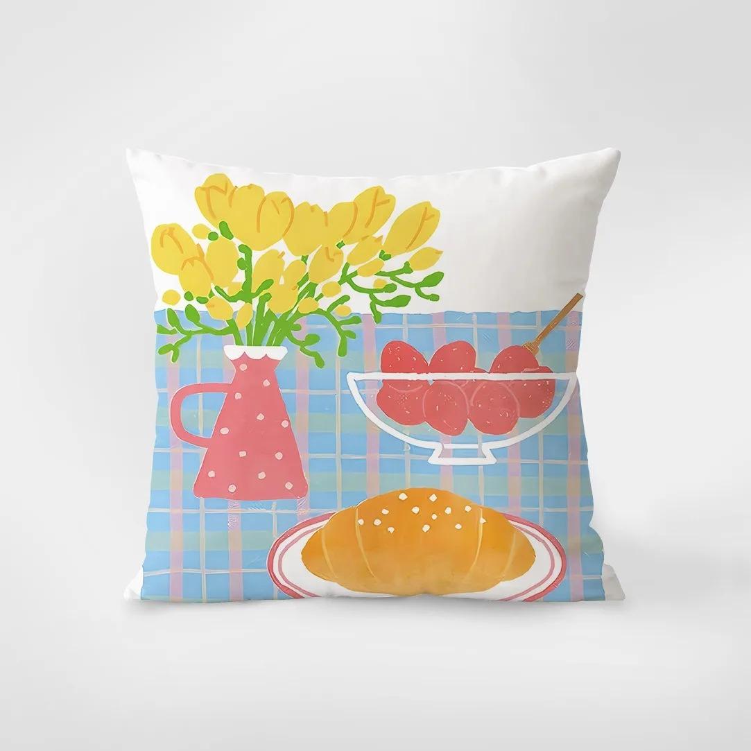 

Taie d oreiller чат де анимэ, внутреннее декорирование, бюро, салон, дом 40x40cm