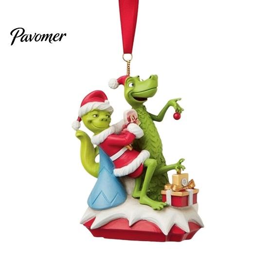 Christmas Tree Hanging Ornaments Green Elf Ornament, Flat Acrylic Pendant Decorative Charms for Holiday Gifts Car Mirror Backpack, Festive Decorations