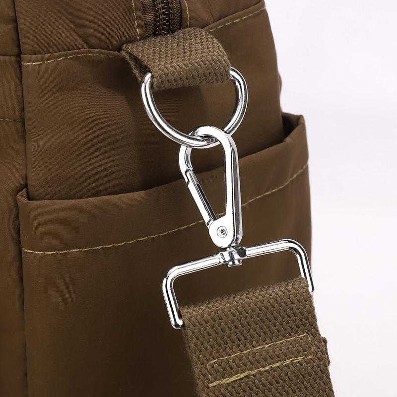 Women's Lightweight Nylon Shoulder Bag Large Capacity Hand Crossbody Bag