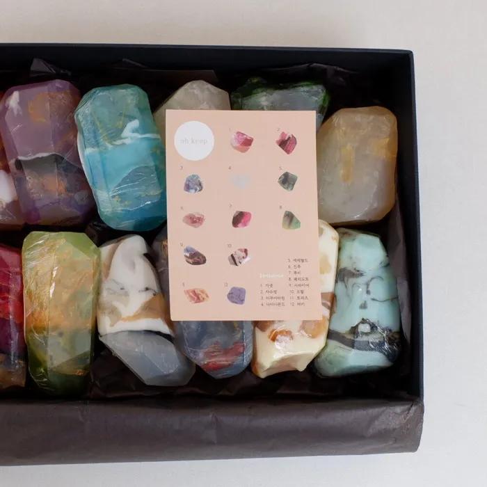 Birthstone Soap 12 Months SET / 60g, 100g