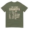 Im A Dad Grandpa And Veteran Fathers Day Papa Grandpa TShirt