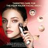 Multifunctional Facial Beauty Device Electric Facial, Neck, and Eye massager4Color LED Heating and Vibration Massage Tool Daily Home Skin Care Device