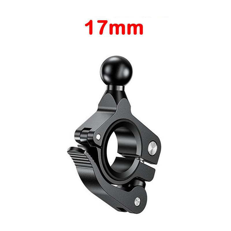 

17MM 25MM Алюминиевый Адаптер Шаровая Голова Руль Мотоцикла 1 дюйм Базовое Крепление Держатель Велосипед Велосипед Езда Зажим Крепление для GPS 17mm