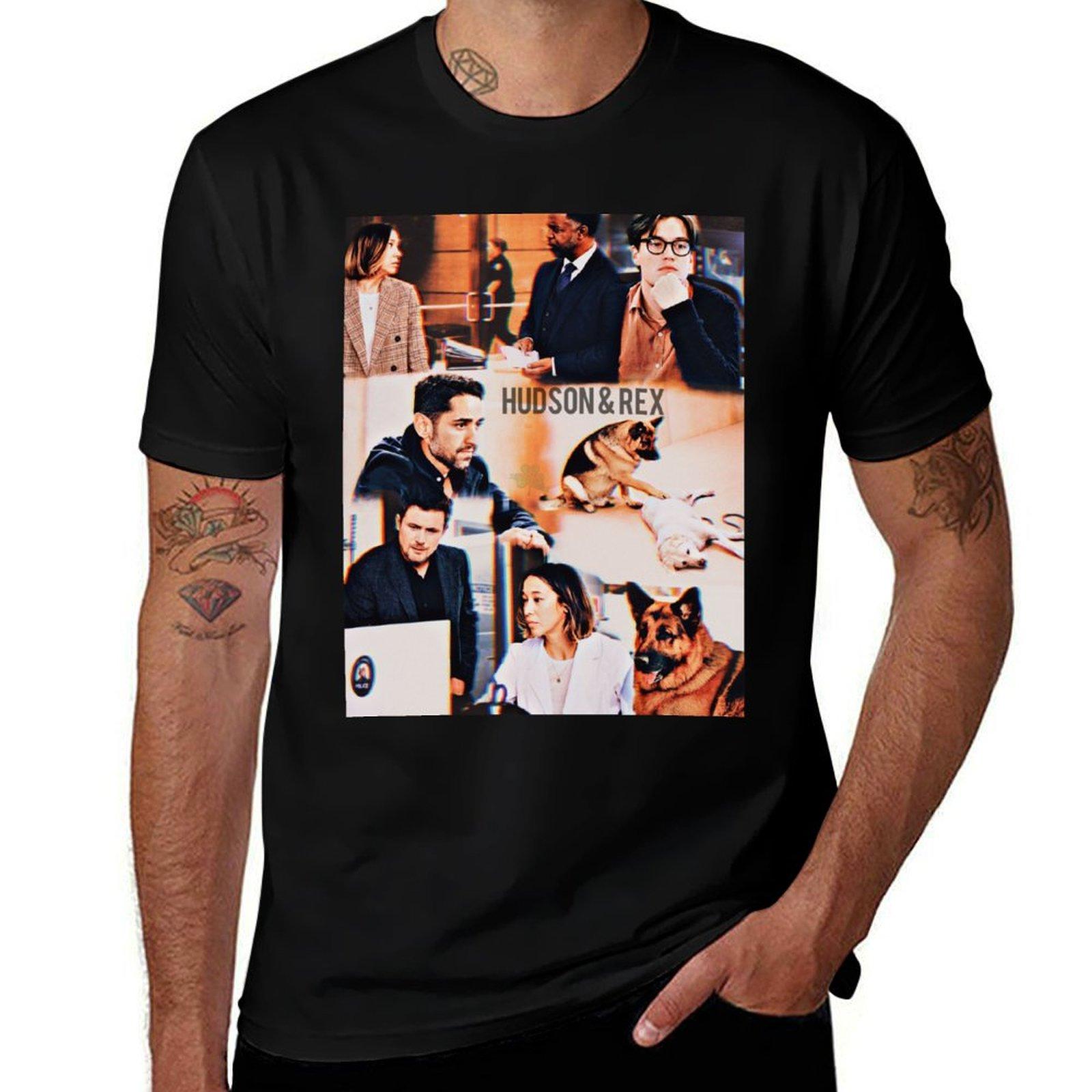 

Hudson And Rex T-Shirt graphic shirts quick-drying new gifts and t-shirts plain t shirts men 4XL