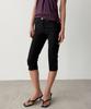 Beoteuneob Back Pocket Capri Pants (Black)
