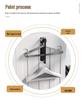 Magnetic No-Punch Clothes Drying Rack: Multifunctional Hanger for Balcony & Laundry.