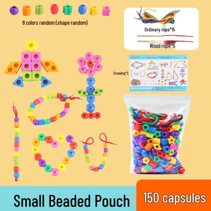 

Нанизування намистин іграшка для дітей: Тренування дрібної моторики та концентрації для дівчаток, вік 2-3 роки, дитячий садок, нанизування блоків