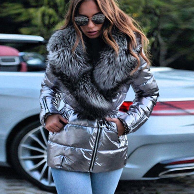 Women's Winter Coats and Hooded Zipper Jackets, Faux Fur Coats, Winter Autumn Jackets for Women, Plus Size, Fashion Thick Outerwear