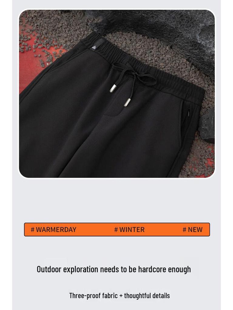 Xueqiman Men's Vulcan Warm Loose Straight Snow Pants