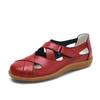 Sandals Summer Breathable PU Leather Slippers Women Fashion Non-Slip Casual Roman Shoes Ladies Sandals