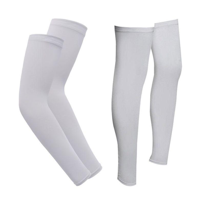 Sunscreen Arm Sleeves and Leg Covers Fitness Compression Sleeves