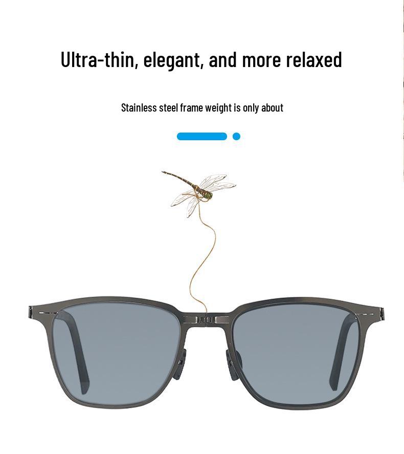 Lightweight Foldable Polarized Sunglasses with Anti-Lost Design - Perfect for Fashionable Outings.