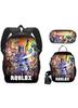 Roblox Student Schoolbag Korean Version Of Primary And Secondary School Backpack Ins Style Fashion Trend Backpack Three-Piece Set