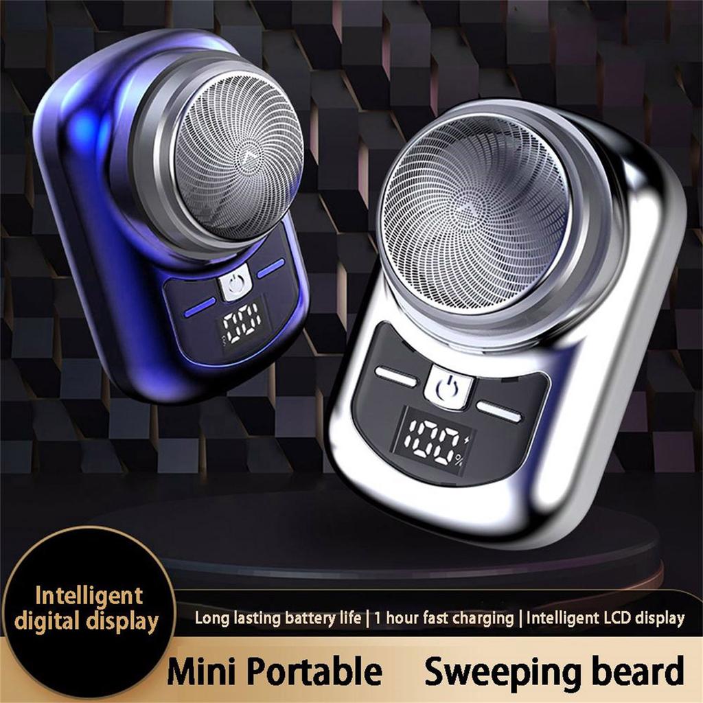 Washable Electronic Razors Mini Electric Travel Shaver For Men Pocket Men Rechargeable Cordless Shaving Face BeardsRazor