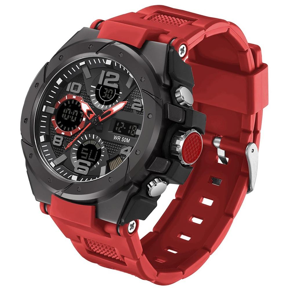 

findtime Watch Digital Men s Ana Arm Clock Waterproof Military Stopwatch Sports Dual Time Stylish Alarm LED Japanese Instruction Manual Included