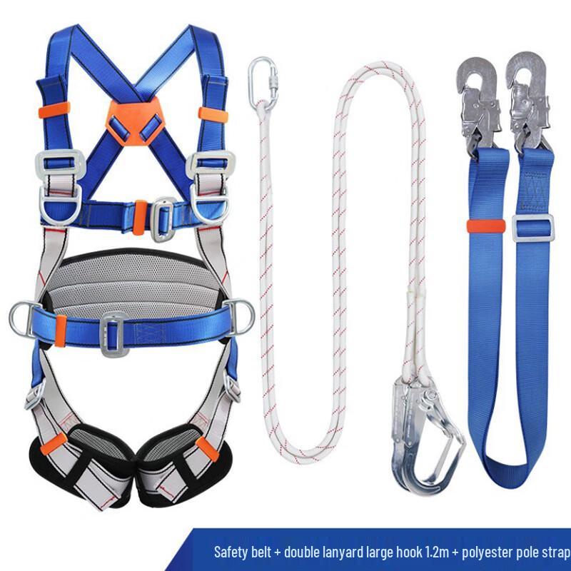 Aofeisi 5-Point Full Body Fall Protection Harness Kit