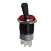 Sturdy Oxidized Metal Toggle Switches With Three Positions and Builts In LED Light Display for Easy Controlled