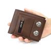 High Quality PU Leather Men's Wallet Short Portable Card Holder Bags Casual Multiple Card Slots Zero Wallet