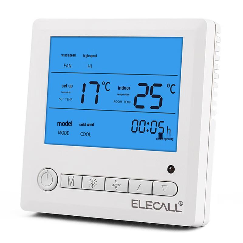 ELECALL Central Air Conditioner Thermostat Panel