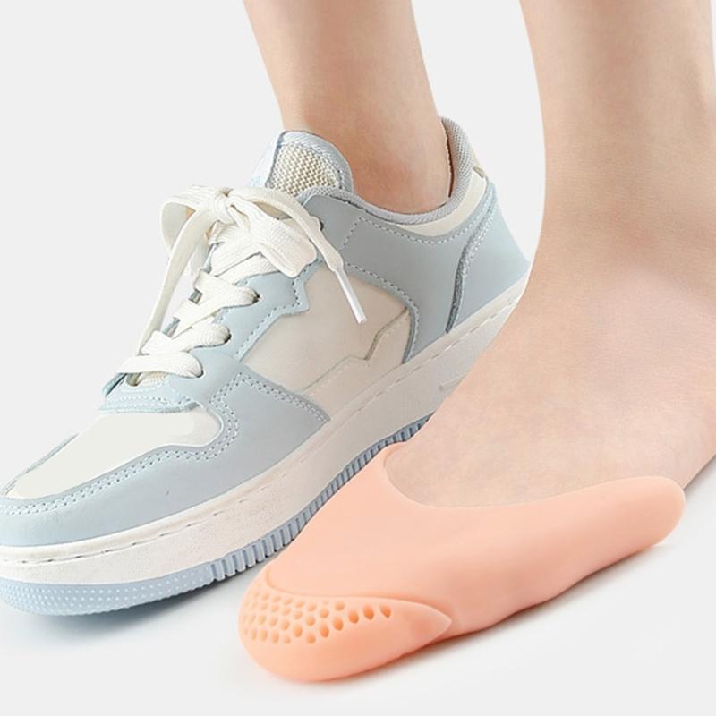 Breathable Ballet Dance Toe Pads Soft Gel Toe Cover Pointe Shoes High Heel Toe Caps for Women Girls