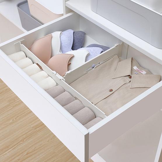 Retractable Stretch Plastic Drawer Divider Organizer Storage Partition Board Multifunction 1 Pc