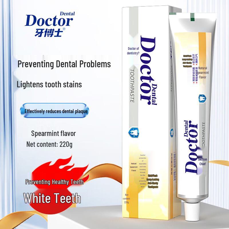 Dr. Dental Long-Lasting Anti-Cavity Toothpaste Family Pack