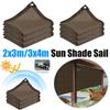 2/4x3m Durable HDPE Outdoor Sun Shade Net for Garden UV Protection Outdoor Pergola Sun Cover Pool Awning Plant Shed Sail Carport