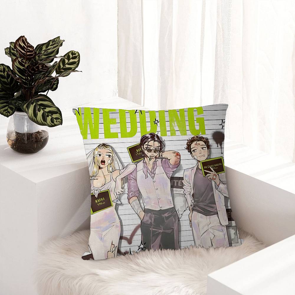 Kininatteru Hito Ga Otoko Janakatta Pillowcase Toon Gift Cushion Cover Bedroom Home Sofa Chair Seat Decor Pillow Case