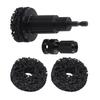 Wheel Hub Rust Removal Tool Set with Multiple Grinding Heads for Maintenance